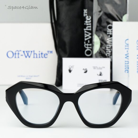 Off-White Women Eyeglasses Black Cat Eye OERJ043 STYLE 43 1000 NEW AUTHENTIC main image 8